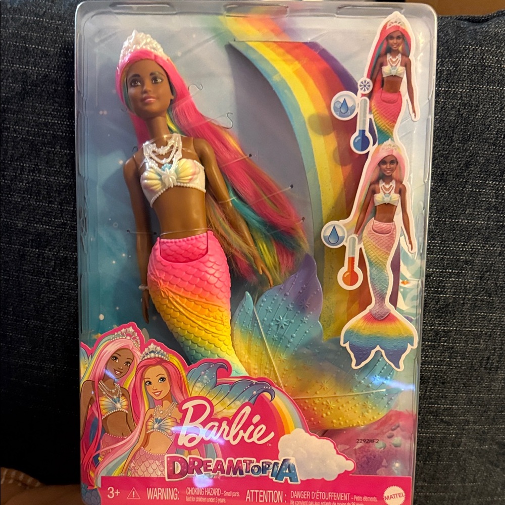 Barbie Dreamtopia Mermaid with Rainbow and Pink Tail